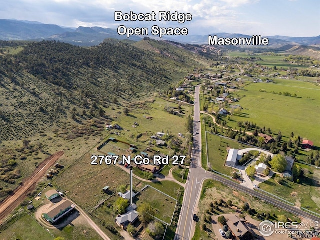 view of property location featuring a mountain backdrop