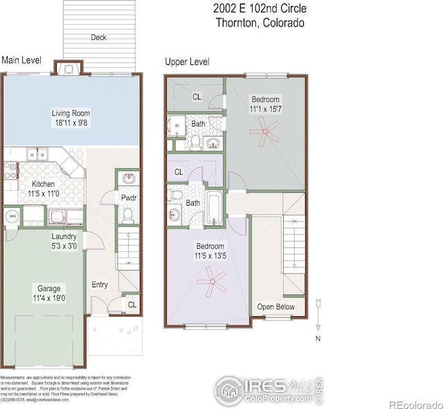 2002 E 102nd Cir, Thornton, CO 80229 - room layout