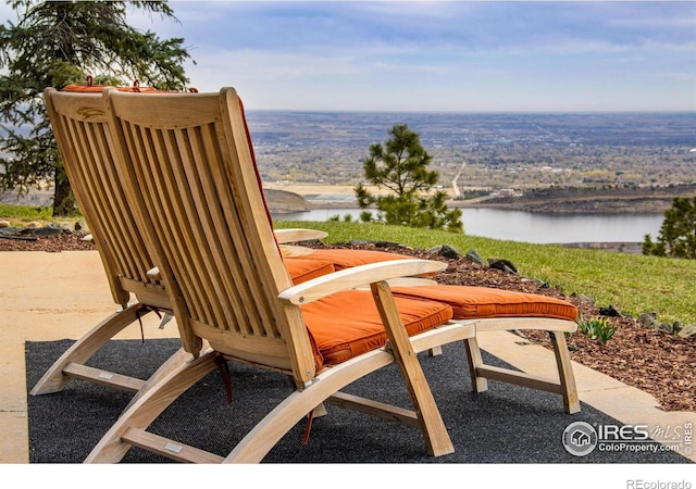 6300 Feldspar Ct, Bellvue, CO 80512 - view of home's community featuring a water view