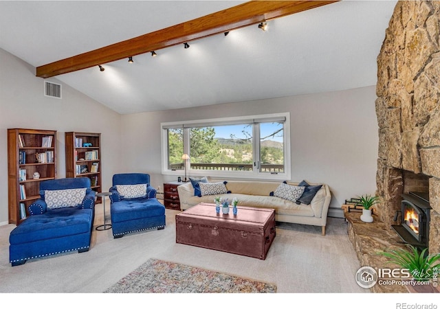 6300 Feldspar Ct, Bellvue, CO 80512 - carpeted living room with rail lighting