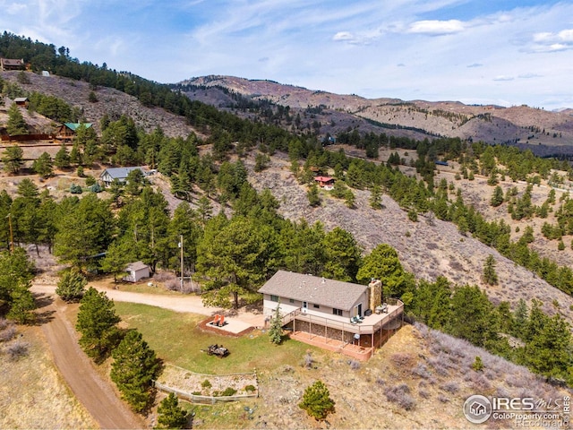 6300 Feldspar Ct, Bellvue, CO 80512 - view of property location with a mountain backdrop