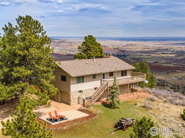 6300 Feldspar Ct, Bellvue, CO 80512 - aerial view of property and surrounding area