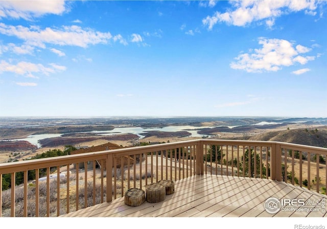 6300 Feldspar Ct, Bellvue, CO 80512 - view of wooden deck