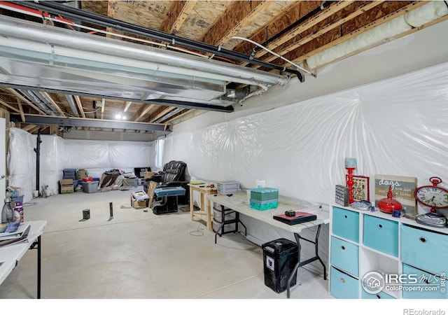 1318 Chamois Dr, Severance, CO 80550 - view of unfinished below grade area