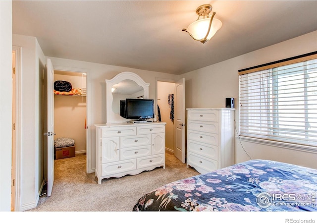 11656 Logan St, Northglenn, CO 80233 - bedroom with light carpet, a walk in closet, and a closet