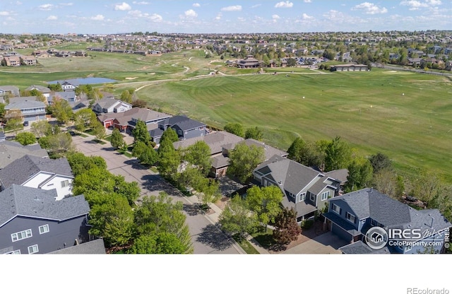 2458 Vale Way, Erie, CO 80516 - aerial view of residential area with a golf club and a large body of water