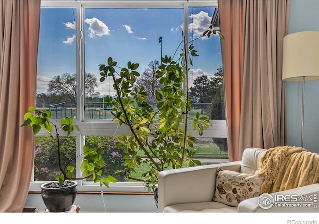 view of sitting room