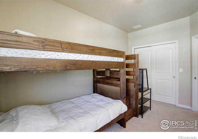3051 County Fair Ln Unit 2, Fort Collins, CO 80528 - bedroom with carpet floors, a closet, and baseboards