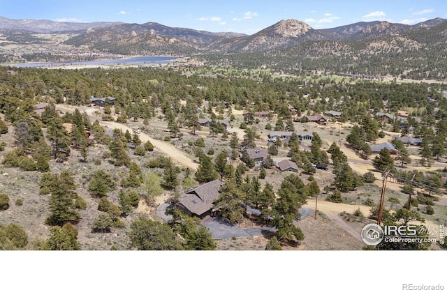 1433 Vista View Ln, Estes Park, CO 80517 - drone / aerial view of a mountainous background