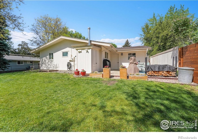 view of rear view of property