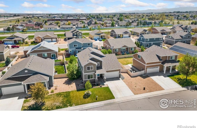 aerial perspective of suburban area