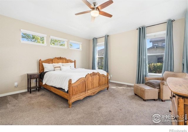 2150 Blue Yonder Way, Fort Collins, CO 80525 - bedroom featuring light carpet, baseboards, and ceiling fan