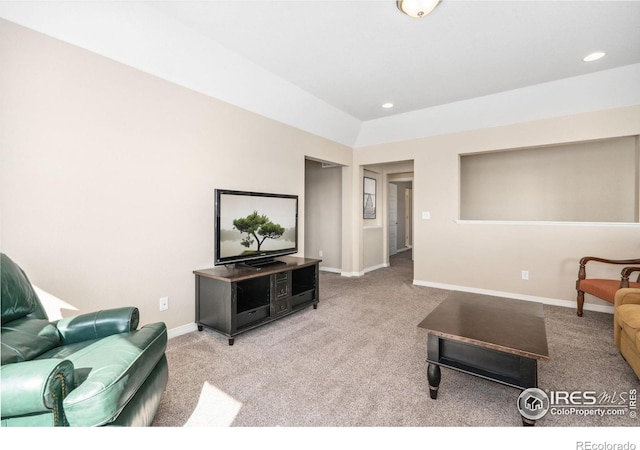 2150 Blue Yonder Way, Fort Collins, CO 80525 - carpeted living area featuring baseboards and recessed lighting