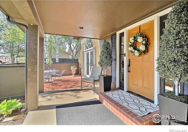 view of property entrance