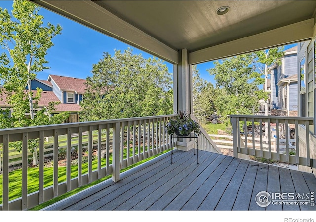 14180 Whitney Cir, Broomfield, CO 80023 - view of wooden deck
