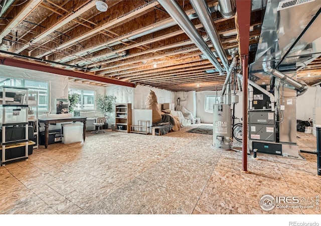 14180 Whitney Cir, Broomfield, CO 80023 - below grade area with water heater and heating unit