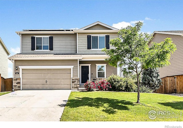 920 Wagon Bend Rd, Berthoud, CO 80513 - view of front facade with an attached garage and concrete driveway
