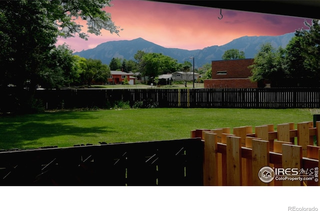 4150 Monroe Dr Unit C, Boulder, CO 80303 - view of yard with a mountain view