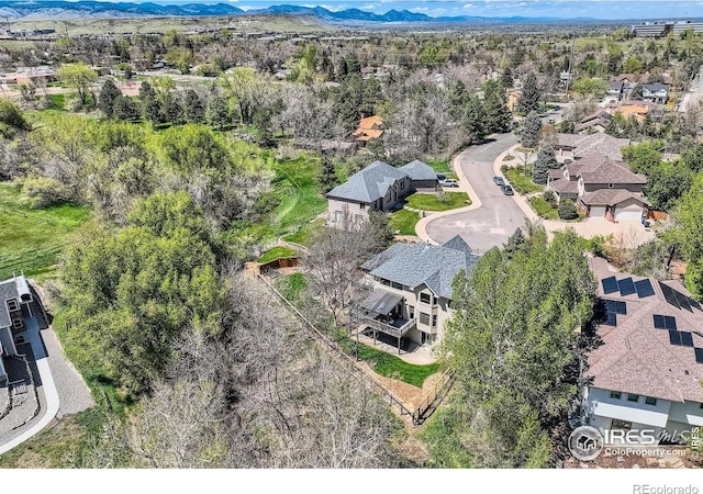 933 Xenon Ct, Golden, CO 80401 - aerial perspective of suburban area featuring a mountain backdrop