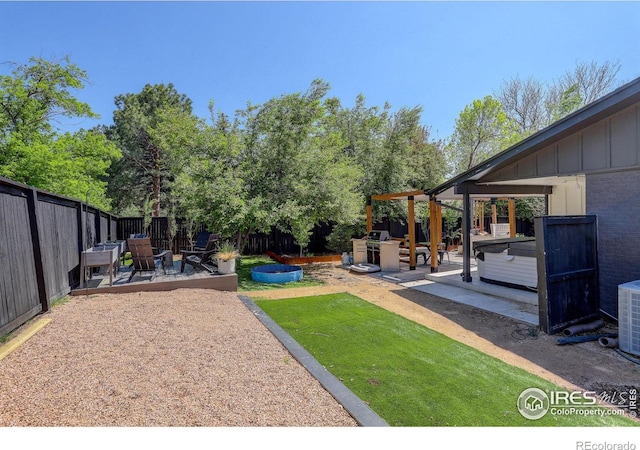 6862 Roaring Fork Trl, Boulder, CO 80301 - view of yard featuring a patio area