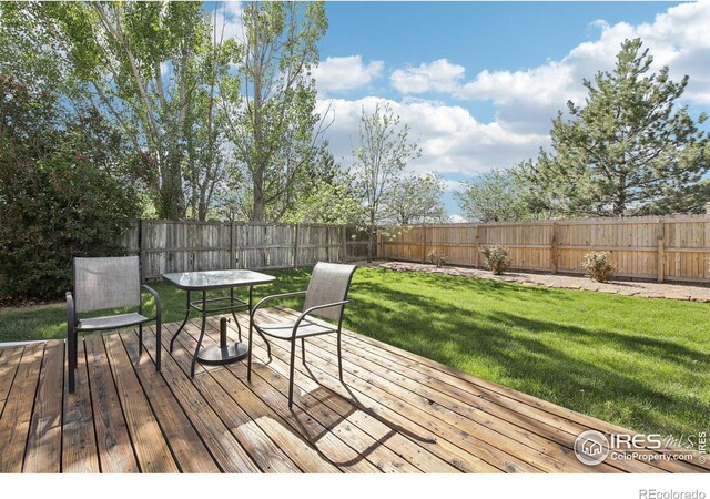 710 Sedge Way, Lafayette, CO 80026 - deck with a fenced backyard