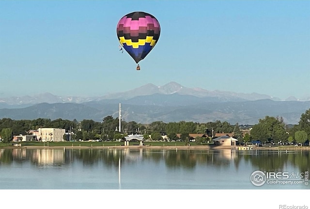 109 Veronica Dr, Windsor, CO 80550 - water view with a mountain backdrop
