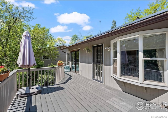 2702 W 23rd St, Greeley, CO 80634 - view of wooden terrace