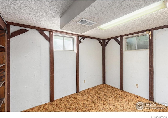 1207 S Tyler Ave, Loveland, CO 80537 - below grade area featuring a textured ceiling and a textured wall