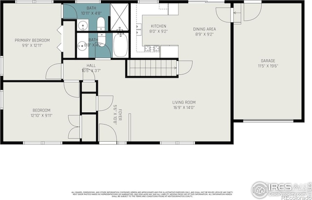 1207 S Tyler Ave, Loveland, CO 80537 - room layout