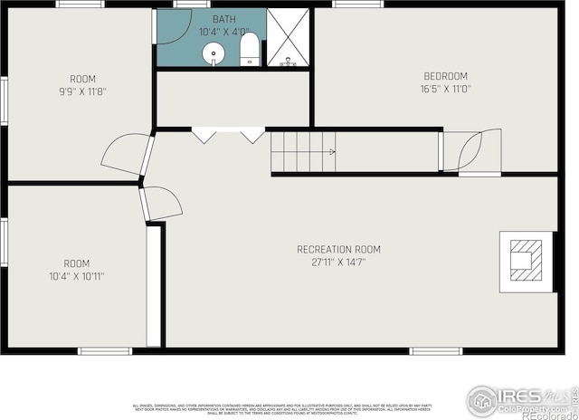 1207 S Tyler Ave, Loveland, CO 80537 - room layout