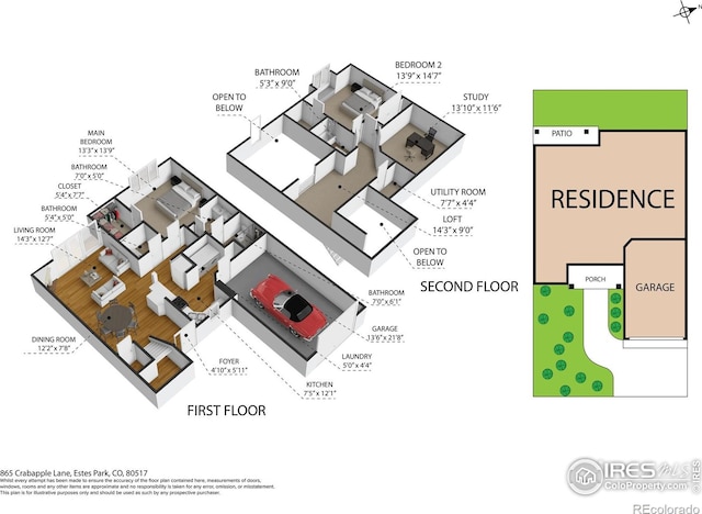 865 Crabapple Ln, Estes Park, CO 80517 - property floor plan