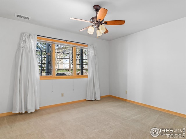 865 Crabapple Ln, Estes Park, CO 80517 - carpeted spare room with plenty of natural light, ceiling fan, and baseboards