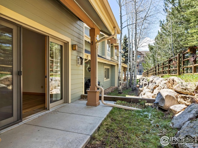 865 Crabapple Ln, Estes Park, CO 80517 - view of patio / terrace featuring fence
