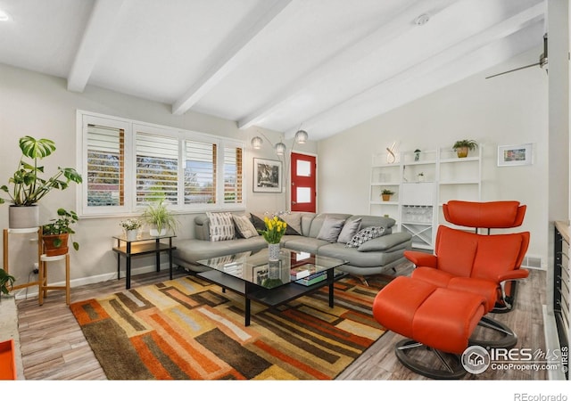 2001 James Dr, Loveland, CO 80538 - living area featuring wood finished floors and baseboards