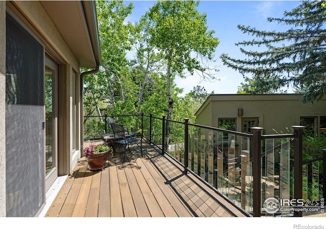 view of deck