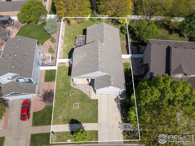 aerial overview of property's location featuring property boundaries highlighted