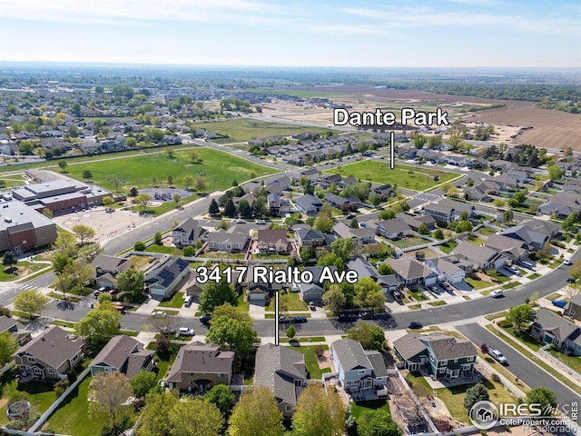 view of property location featuring nearby suburban area