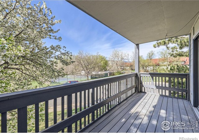 3363 Oneal Pkwy Unit 36, Boulder, CO 80301 - view of wooden terrace