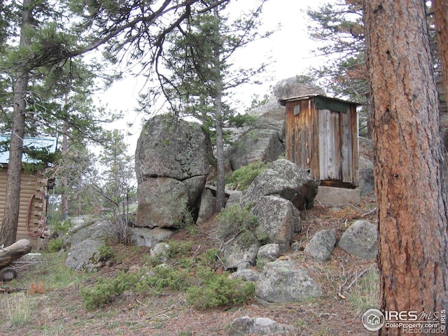 view of outdoor structure