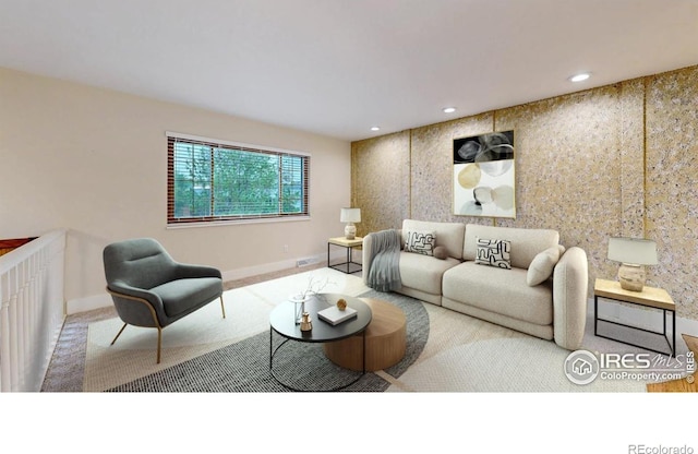 8351 Ralph Ln, Denver, CO 80221 - living room with baseboards and recessed lighting