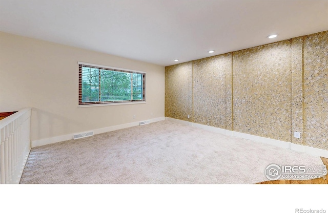 8351 Ralph Ln, Denver, CO 80221 - carpeted empty room featuring recessed lighting and baseboards