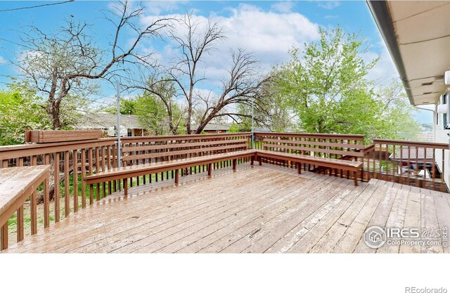 8351 Ralph Ln, Denver, CO 80221 - view of wooden terrace