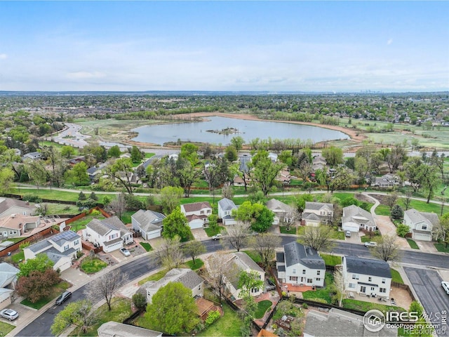 13106 Elizabeth St, Thornton, CO 80241 - aerial view of residential area featuring a nearby body of water