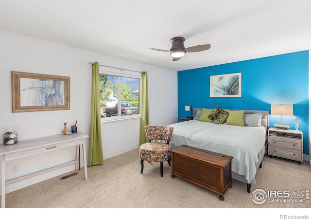 2310 44th Ave, Greeley, CO 80634 - bedroom featuring carpet flooring, a ceiling fan, and baseboards