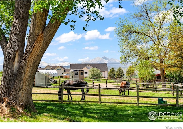 2017 Vaquero St, Longmont, CO 80504 - view of yard with a mountain view