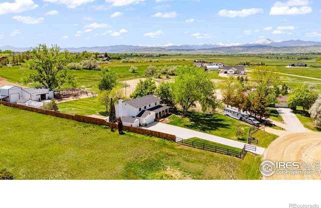 2017 Vaquero St, Longmont, CO 80504 - aerial view of sparsely populated area with a mountainous background and a pastoral area