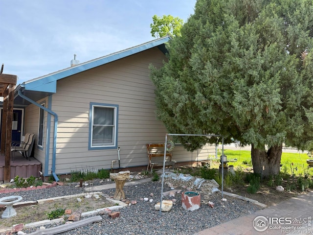 841 Dexter St, Wray, CO 80758 - view of home's exterior with a wooden deck