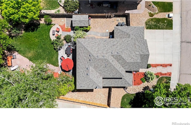view of subject property