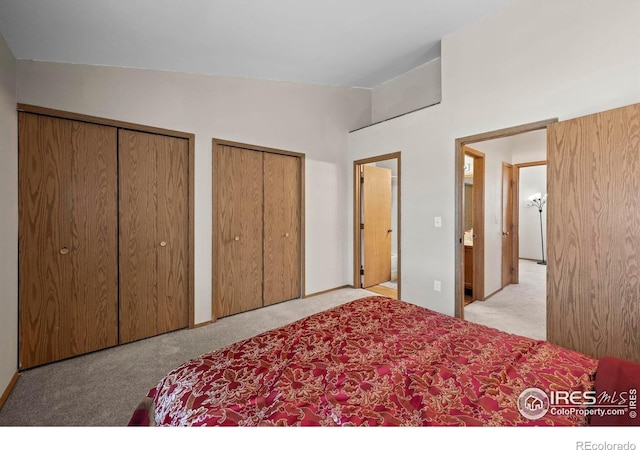 504 Shady Crest Cir, Colorado Springs, CO 80916 - bedroom with light carpet and multiple closets