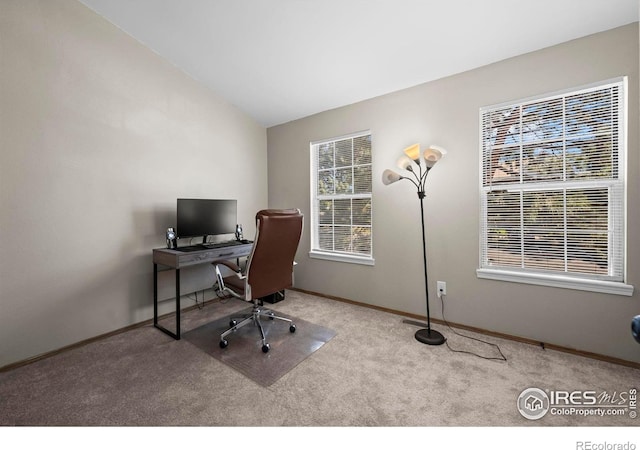 504 Shady Crest Cir, Colorado Springs, CO 80916 - carpeted office space with baseboards
